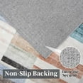 thumbnail image 4 of Runner Rug Washable Checkered  Rugs for Living Room Bedroom Kitchen Hallway Entryway Laundry Contemporary Abstract Rug Modern Geometric Rug Low Pile Office Rug Non Slip Blue, 4 of 9