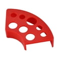 thumbnail image 4 of Soporte de pigmento de tatuaje de plástico con forma de abanico de 8 orificios, bandeja para taza mezcladora de color con forma de abanico para máquina de tatuaje, banco de trabajo para tatuajes, 4 of 6