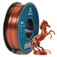 thumbnail image 3 of GEEETECH 3D Printer Silk PLA Filament 1.75mm,Metal-like Shiny Consumable 1kg (2.2lbs) 1 Spool,Metallic Copper, 3 of 6