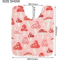 thumbnail image 5 of Coolnut Cute Mushroom Bathroom Rug 24"×16",Non-Slip High Absorbent Bath Mat Rug Machine Washable Bahtub Mats Home Decor, 5 of 7