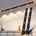 thumbnail image 1 of URPOW LED Luz de Armario con Sensor de Movimiento, Luces LED Ultrafinas Recargables por USB de 3 Colores Regulables Debajo del Armario, Luz Nocturna para Armario, Dormitorio, Escalera, 1 of 4