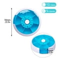 thumbnail image 2 of TOP-MAX 7-Day Circular Pill Organiser Case One Week Pill Box Weekly Medicine Box with Large Compartments Blue, 2 of 8