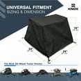 thumbnail image 2 of KNOX Housse d'Attache pour 5e Roue de VR, avec Rabat Anti-Pluie, Housse d'Attache pour VR Protection Toutes Saisons, Housse d'Attache Universelle pour 5e Roue en Tissu Oxford 600D Robuste, Accessoires pour 5e Roue, Comprend Crochets et Courroies, 2 of 7