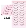 thumbnail image 1 of Manga Lashes 5/10 Pairs Natural Lashes False Eyelashes Little Devil Lashes Anime Lashes Full Strip Lashes Band Eyelashes Makeup, 1 of 5