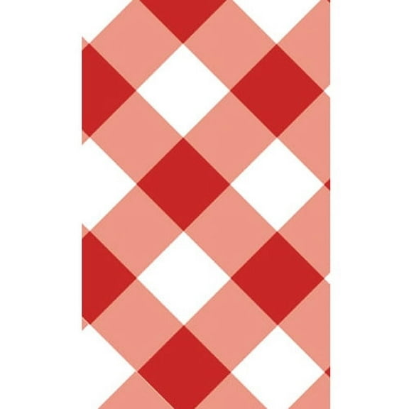 Various Summer 'Gingham Galore' Plastic Tablecloth (1ct), Multi-color
