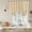 Desert Sand, variant on Vintage Tan Striped Balloon Curtains for Windows, Bedroom Curtains 54 Inch Length, Rustic Minimalist Vertical Stripes Tie Up Curtains Panels Thermal Insulated Bathroom Curtains Window 42"x54"