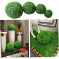 thumbnail image 3 of Topiary Balls 9 Inch Fake Bushes Boxwood Ball Artificial Plastic Plant Decorative Topiary Tree for Backyard, Balcony, Garden, Wedding Artificial Grass, 23 Cm/9.06 Inch., 3 of 8