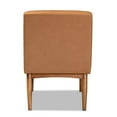 thumbnail image 4 of Bowery Hill Tan Walnut Brown Finished Wood Dining Chair, 4 of 9