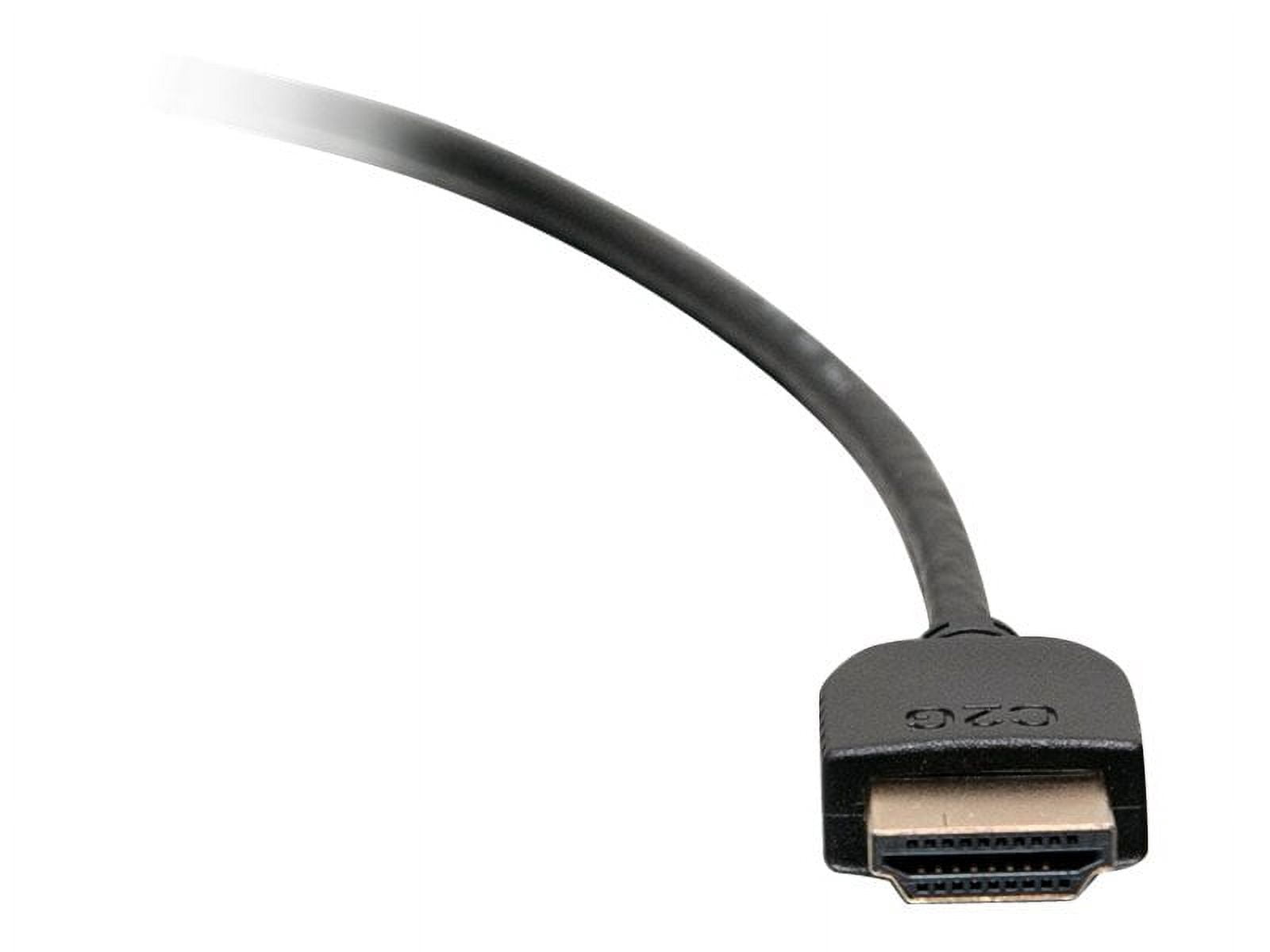 C2G Ultra Flexible 6ft Ultra Flexible High Speed HDMI Cable with Low Profile Connectors - HDMI cable - 6 ft