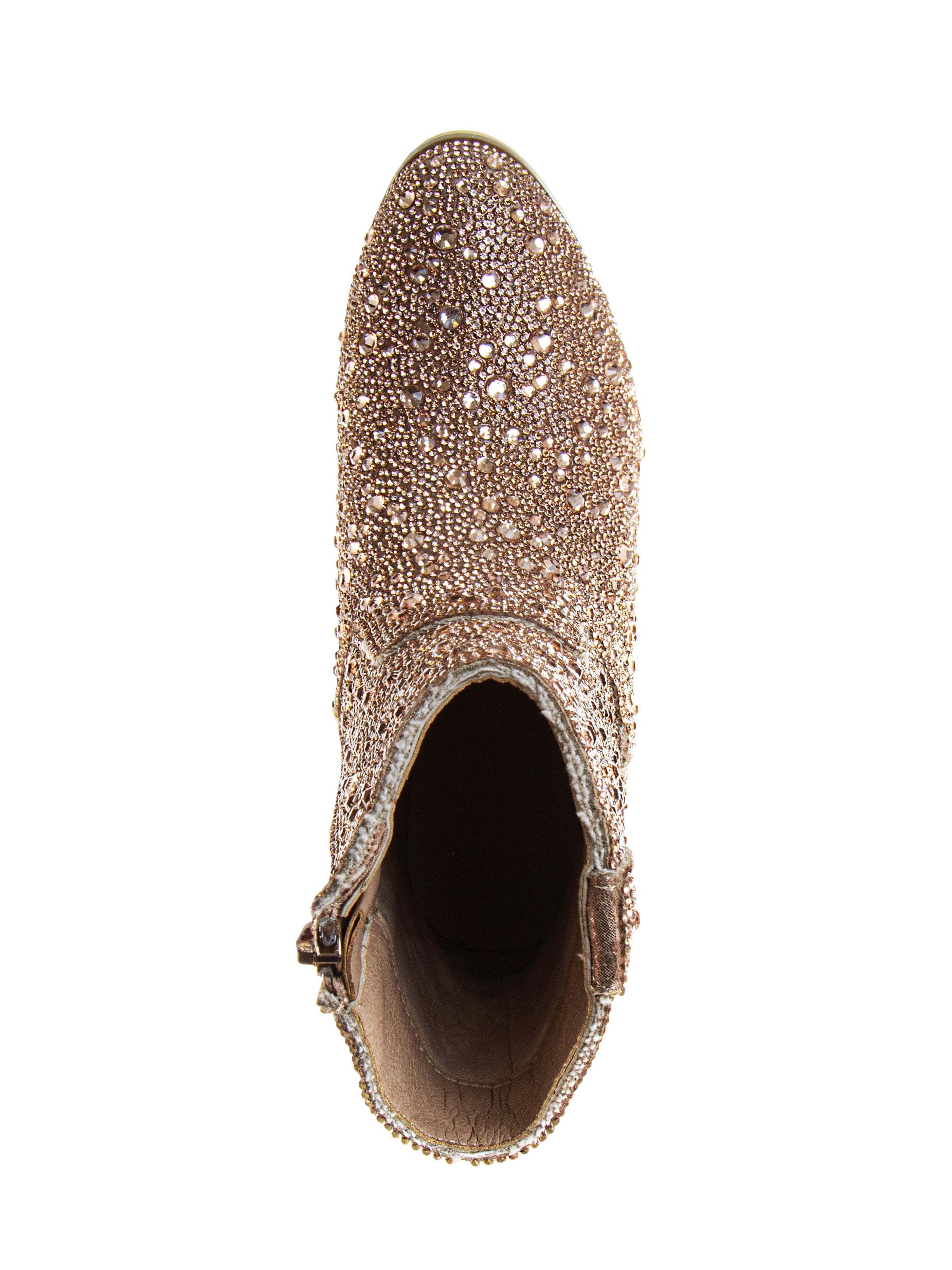 Badgley Mischka Little and Big Girls Rhinestone Western Boot