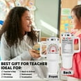 thumbnail image 2 of Teacher Appreciation Gifts, 40oz Tumbler Cup Teacher Gifts for Women Men, Best Thank You Teacher''s Day Gift from Students, Back To School, Graduation, Birthday, Retirement Coffee Mug Gift, 2 of 6