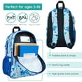 thumbnail image 3 of Blue Dino 15 Inch Backpack, 3 of 3