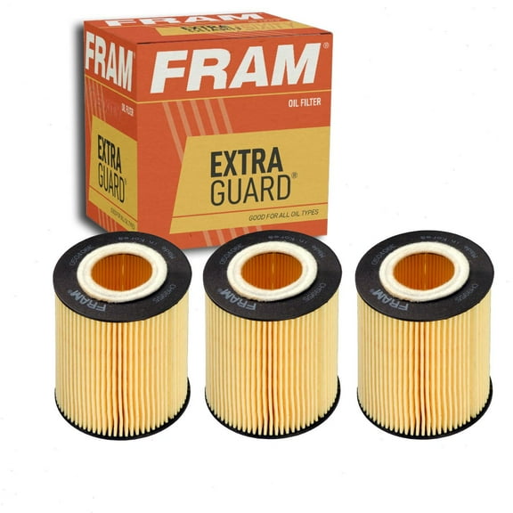 3 pc FRAM CH9955 Extra Guard Engine Oil Filters for 502 7589 L20178 T124 TF129 TF219 TF33 Oil Change Lubricant Filters
