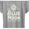 thumbnail image 3 of Blue Moon - Stacked - Belgian Beer Adult Beverage - Women's Short Sleeve Graphic T-Shirt, 3 of 5