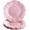 Blush, variant on PETGLE Vintage Embossed Plastic Salad Plates for Party - 10 PC - Heavy Duty Disposable Dinner Set - 8.75” - Fine China Look Dishes - Perfect for celebrations and Events - White