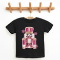 thumbnail image 2 of Pink Snowflake Nutcracker Patchwork Print - Youth Short Sleeve Graphic T-Shirt and Toddler Short Sleeve Graphic T-Shirt, 2 of 13