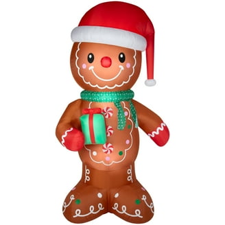 Gemmy 36678 Animated Airblown Gingerbread Helicopter Christmas