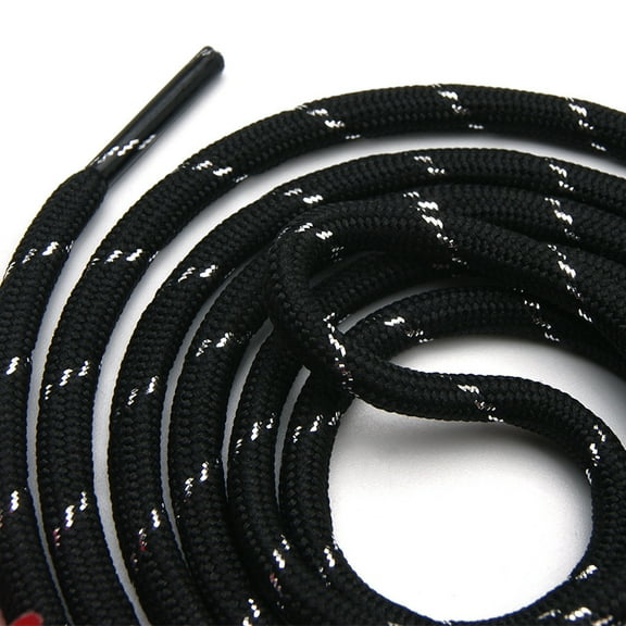 2 Pairs Round Shoelaces Heavy Duty Boot Shoe Laces for Hiking Work Boots