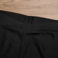 thumbnail image 4 of Yartina Girls Sports Shorts Boy Cut V-Front Waistband Underpants for Gymnastic Workout Yoga Running Black 12, 4 of 7