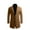 Khaki, variant on UTTOASFAY Fall/Winter New Style Plus Cotton Solid Color Woolen Lapel Men'S Overcoat Jacket Khaki 12(XXL)