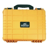 Sirius Gear & Equipment Hard Case with Foam - 16” x 13” x 6.87” - IP67 Waterproof & Dustproof, Extremely Durable & Shock Proof - Orange