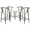 Black_4pcs, variant on GZXS 2-Pack Bar Chairs, Modern 26" Counter Height Stools with Rope Woven Seat and Iron Frame for Kitchen Island, Dining Room or Home Café (Black)