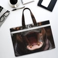 thumbnail image 6 of Pofeuu Playful Baby Hippo Splash Print Laptop Bag Carrying - Computer Bag Laptop Case Shoulder Slim Work Travel, 6 of 8