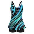 thumbnail image 4 of HOMBOM Womens Modest Tankini Swimsuits Two Piece Boyshorts Swimwear Tummy Control Floral Bathing Suit for Adult,Black,L, 4 of 8