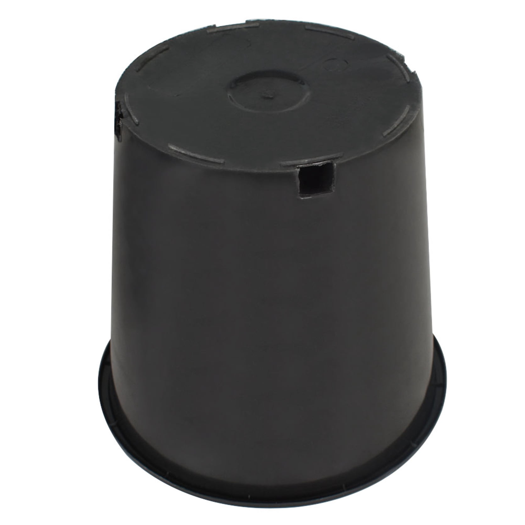 2Gal Black Plastic Nursery Plant Container Garden Planter Pot