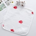 thumbnail image 2 of Odeerbi Child Absorbent Small Towel Baby Towel Pure Cotton Gauze Baby Face Towel Six-layer Soft, 2 of 3