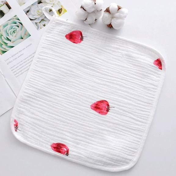 Shldybc Baby Towel Pure Cotton Gauze Baby Face Towel Six-layer Soft Child Absorbent Small Towel