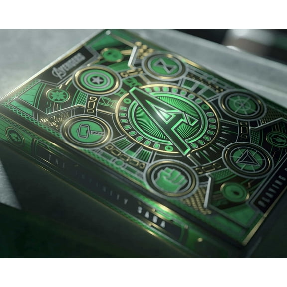 Avengers Green Edition Playing Cards by theory11