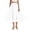#3 White, variant on Kilaqueen Women's Maxi Skirt with Elastic Waist, Flowy A Line Long Skirt for Beach Vacation, Travel, Renaissance Outfits and Casual Summer Wear
