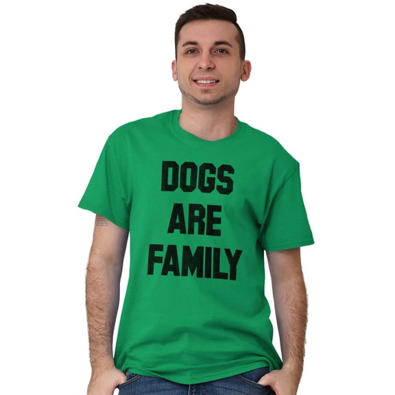 Dogs Family Mans Best Friend Pet Lady Men's Graphic T Shirt Tees Brisco Brands S