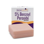DermaHarmony 5% Benzoyl Peroxide Cleansing Bar (Non-Soap) - 3 Bars
