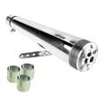 thumbnail image 4 of Tubo de de plata silenciador Universal de material acero inoxidable sistema de de motocicleta se la la adaptaciónción a Sharpla Sistema de escape de motocicleta, 4 of 6