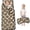 Brown and Beige Leopard Print-1, variant on Brown and Beige Leopard Print Teens Toddler Nap Mat with Pillow, Sleeping Mat Bag for Preschool Daycare 60"x20"