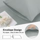 thumbnail image 5 of Cuerpo Almohada Funda con Sobre Cierre Almohada Funda para Larga Refuerzo Almohada Suave Microfibra Gris claro 51cmx122cm PiccoCasa, 5 of 6