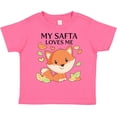 thumbnail image 3 of Inktastic My Safta Loves Me- little fox Boys or Girls Toddler T-Shirt, 3 of 5