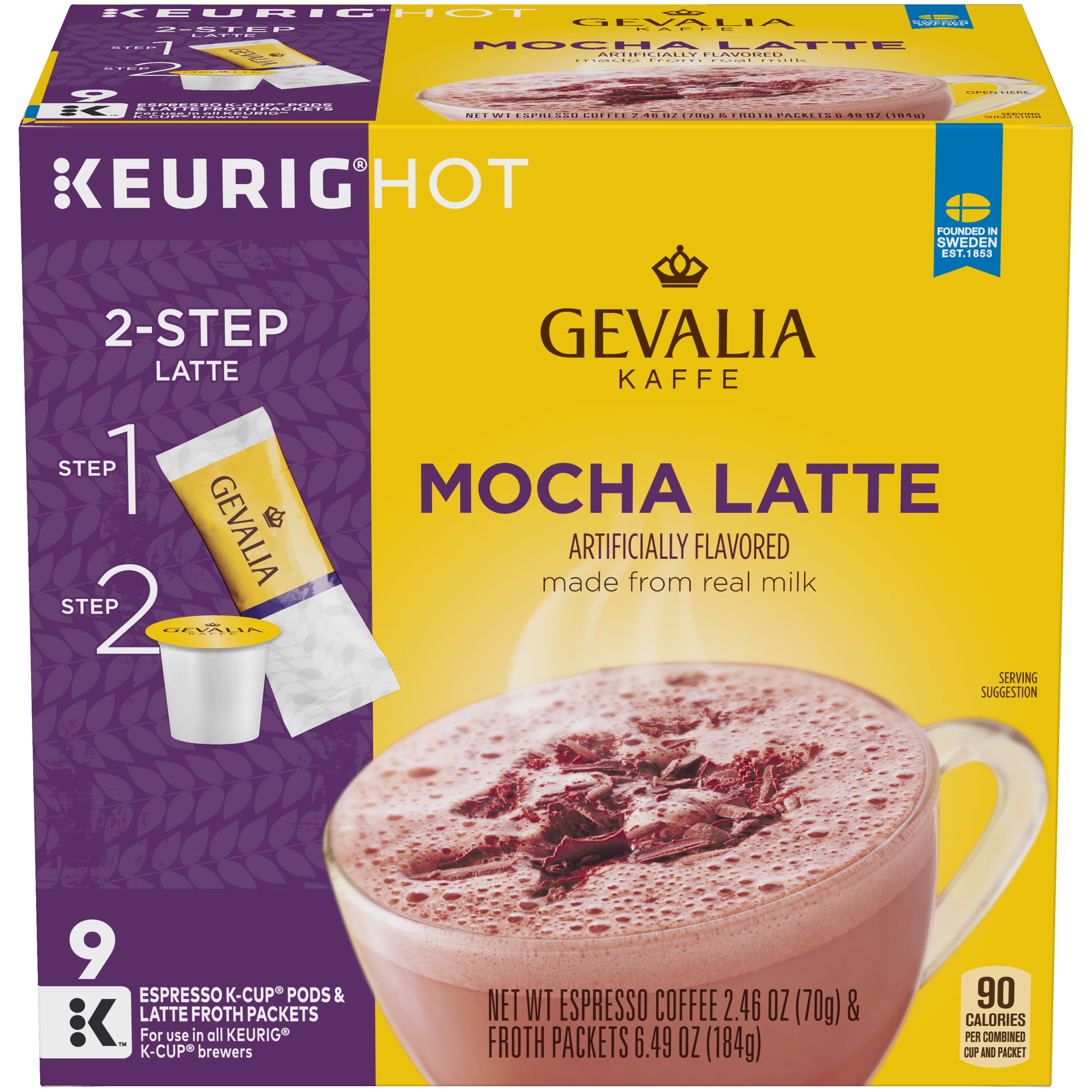 Gevalia Frothy 2-Step Mocha Latte 