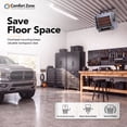 thumbnail image 4 of Comfort Zone 7,500W Digital Ceiling Mount Space Heater with Remote, 240v, Grey, 4 of 10