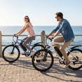 thumbnail image 2 of Electric Mountain Bicycle, 26" Tire E-Bike for Adults, 750W Peak Motor, 48V 7.8Ah Removable Battery, 7-Speed, UL2849, Front Suspension, Blue, 2 of 12