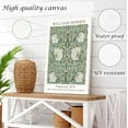thumbnail image 2 of Induslyfe Large Framed Flower Wall Art Canvas Decor Set of 3, William Morris Wall Art Prints Posters Mid Century Modern Art, Aesthetic Floral Botanical wall art for bedroom living room bathroom 18x24, 2 of 7