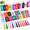 Colorful-48, variant on Morandi 96-Piece Employee Appreciation Gift Bulk Drinkware Set
