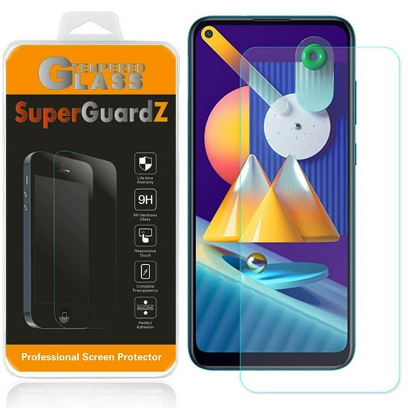 [2-Pack] For Samsung Galaxy A21 - SuperGuardZ Tempered Glass Screen Protector [Anti-Scratch, Anti-Bubble]   2 Stylus Pen