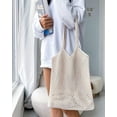 thumbnail image 4 of Mesh Beach Tote Bag Shoulder Bag Handbags Knitting Hollow Summer Bag Hobo Bag Aesthetic for Women, 4 of 9