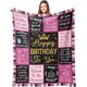 thumbnail image 1 of LHSHID Birthday Gifts for Women Gifts for Women Birthday Unique Birthday Gifts Birthday Gifts for Her Girls Mom Wife Sister Friend Grandma Women Birthday Gift Ideas Happy Birthday Blanket 50x60in, 1 of 6