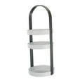 thumbnail image 4 of Desk Cosmetics Stand Makeup Layer Buffet Serving Tray Snack Fruit Cupcake Stand Vanity Trays Spice Rack Organizer for Kitchen Home Gray, 4 of 8