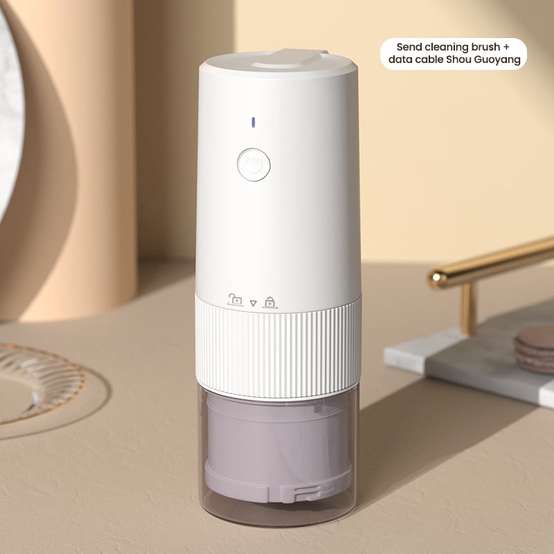 Portable Electric Burr Coffee Grinder, 4 Cups Small Automatic Conical Burr Grinder Coffee Bean