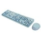 thumbnail image 3 of Combo De Teclado Y Mouse Inalámbricos, Juego De Teclado Y Mouse Inalámbricos Retro De 2.4G, Teclado De Tamaño Completo De 104 Teclas Y Mouse óptico De 1600 DPI, Para PC, 3 of 7